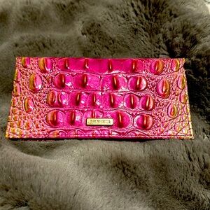BRAHMIN Cordelia Checkbook Rouge Blush Melbourne